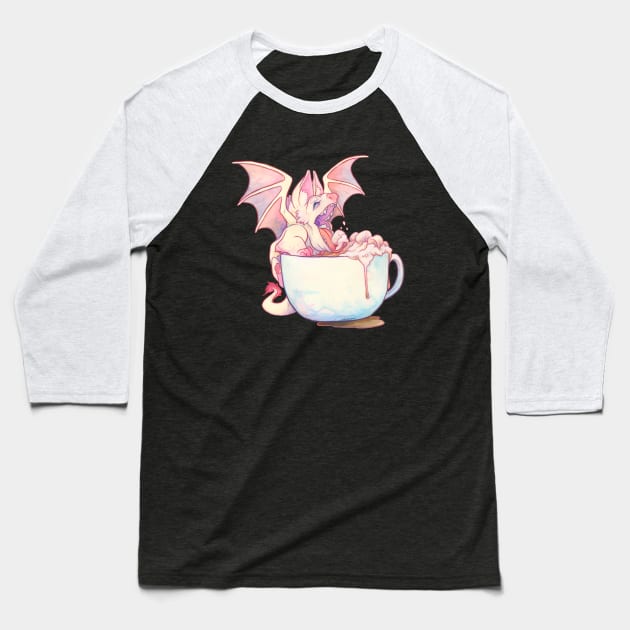 Cocoa Dragon Baseball T-Shirt by charamath
